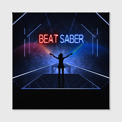Холст квадратный Beat Saber, цвет: 3D-принт — фото 2