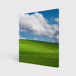Холст квадратный Заставка Windows, цвет: 3D-принт