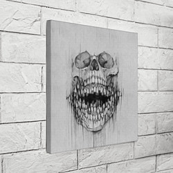 Холст квадратный Dentist skull, цвет: 3D-принт — фото 2