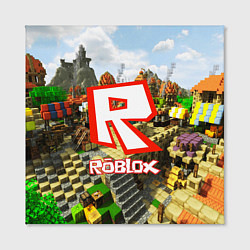Холст квадратный ROBLOX, цвет: 3D-принт — фото 2