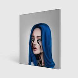 Холст квадратный BILLIE EILISH, цвет: 3D-принт