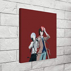 Холст квадратный Atsushi Nakajima & Osamu Dazai, цвет: 3D-принт — фото 2