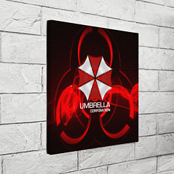 Холст квадратный Umbrella Corp, цвет: 3D-принт — фото 2