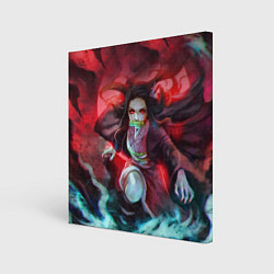 Холст квадратный KIMETSU NO YAIBA, цвет: 3D-принт