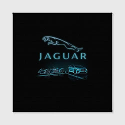 Холст квадратный Jaguar, цвет: 3D-принт — фото 2