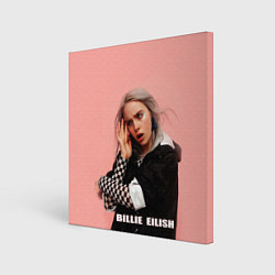 Холст квадратный Billie Eilish, цвет: 3D-принт