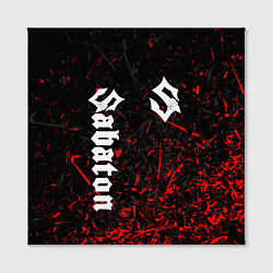 Холст квадратный SABATON, цвет: 3D-принт — фото 2