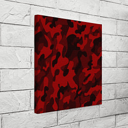 Холст квадратный RED MILITARY, цвет: 3D-принт — фото 2