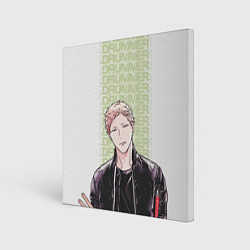 Холст квадратный Drummer, цвет: 3D-принт