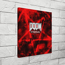 Холст квадратный Doom Eternal, цвет: 3D-принт — фото 2