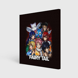 Холст квадратный FAIRY TAIL ХВОСТ ФЕИ, цвет: 3D-принт