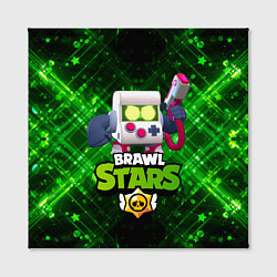 Холст квадратный Virus 8 bit brawl stars 8 бит, цвет: 3D-принт — фото 2