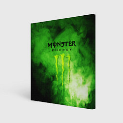 Холст квадратный MONSTER ENERGY, цвет: 3D-принт