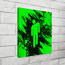 Холст квадратный BILLIE EILISH, цвет: 3D-принт — фото 2