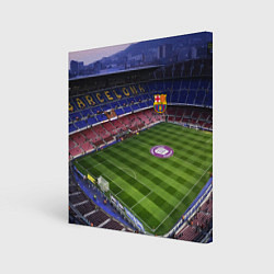 Холст квадратный FC BARCELONA, цвет: 3D-принт