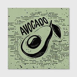 Холст квадратный Avocado, цвет: 3D-принт — фото 2