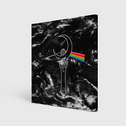 Холст квадратный Dark Side of the Moon Stick, цвет: 3D-принт