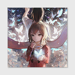 Холст квадратный Город в котором меня нет, цвет: 3D-принт — фото 2