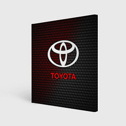 Холст квадратный TOYOTA ТОЙОТА, цвет: 3D-принт