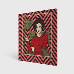 Холст квадратный Twin Peaks Audrey большой, цвет: 3D-принт