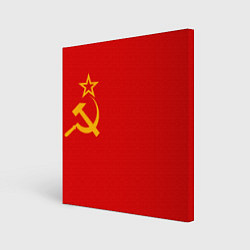 Холст квадратный Atomic Heart: СССР, цвет: 3D-принт