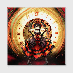 Холст квадратный Куруми и часы, цвет: 3D-принт — фото 2