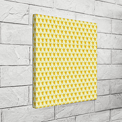 Холст квадратный Пикачу, цвет: 3D-принт — фото 2