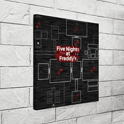 Холст квадратный Five Nights At Freddy, цвет: 3D-принт — фото 2