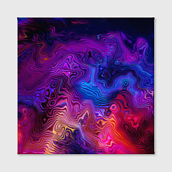 Холст квадратный НЕОНОВЫЕ РАЗВОДЫ, цвет: 3D-принт — фото 2