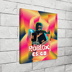 Холст квадратный CS:GO Roblox, цвет: 3D-принт — фото 2