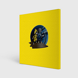 Холст квадратный Little nightmares 2 Yelow, цвет: 3D-принт