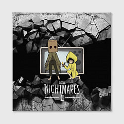 Холст квадратный Little Nightmares 2, цвет: 3D-принт — фото 2