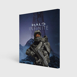Холст квадратный Halo Infinite, цвет: 3D-принт