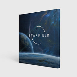 Холст квадратный Starfield, цвет: 3D-принт