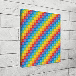 Холст квадратный Чакры, цвет: 3D-принт — фото 2
