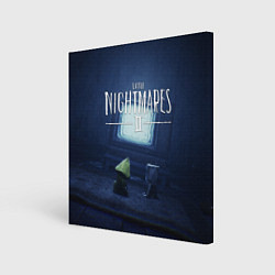 Холст квадратный LITTLE NIGHTMARES ЛИТЛ НАЙТМ, цвет: 3D-принт
