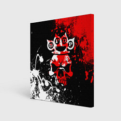 Холст квадратный Five Finger Death Punch 8, цвет: 3D-принт
