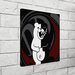 Холст квадратный MONOKUMA МОНОКУМА DANGANRO, цвет: 3D-принт — фото 2