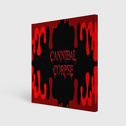 Холст квадратный Cannibal Corpse, цвет: 3D-принт