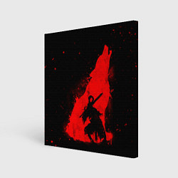 Холст квадратный DARK SOULS ТЁМНЫЕ ДУШИ, цвет: 3D-принт
