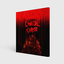 Холст квадратный CANNIBAL CORPSE, цвет: 3D-принт