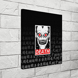 Холст квадратный DEATH NOTE ТЕТРАДЬ СМЕРТИ, цвет: 3D-принт — фото 2