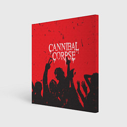 Холст квадратный Cannibal Corpse Труп Каннибала Z, цвет: 3D-принт