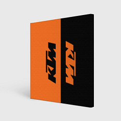 Холст квадратный KTM КТМ Z, цвет: 3D-принт