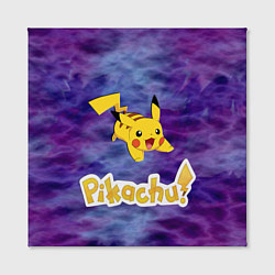Холст квадратный Pikachu Blue&Rose K&C, цвет: 3D-принт — фото 2