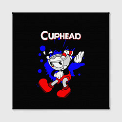Холст квадратный Cuphead, цвет: 3D-принт — фото 2