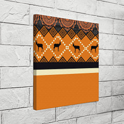 Холст квадратный Африканский Мотив, цвет: 3D-принт — фото 2