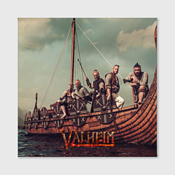 Холст квадратный Valheim викинги, цвет: 3D-принт — фото 2