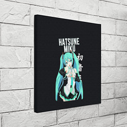 Холст квадратный Hatsune Miku Хацунэ Мику, цвет: 3D-принт — фото 2