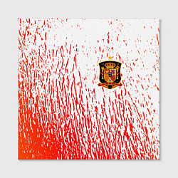 Холст квадратный Сборная Испании, цвет: 3D-принт — фото 2